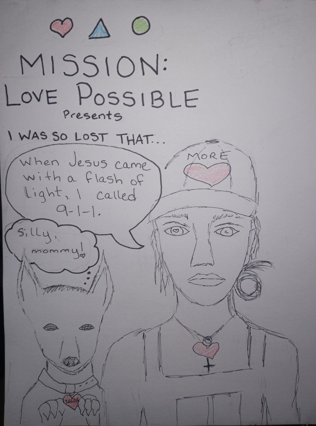 sketch about calling 911 on Jesus